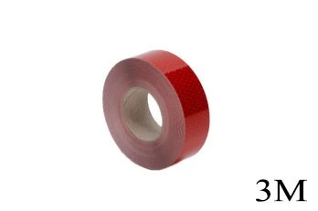 NASTRO RIFLETTENTE PER SUPERFICI RIGIDE 3 M - 50 M - ROSSO